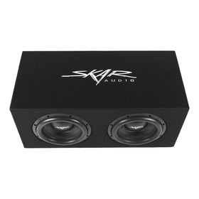 Skar Audio SVR-2X10D4 port-tuned design highlights 36 Hz bass