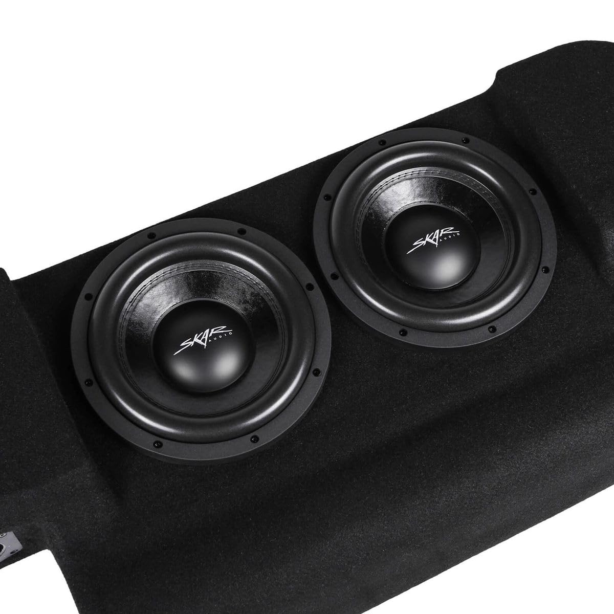 Two 800W per-subwoofer capacity supports powerful, clean bass output.