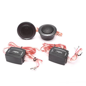 Skar Audio TX-T front view showing grille and compact flush-mount housing, improves dash aesthetics