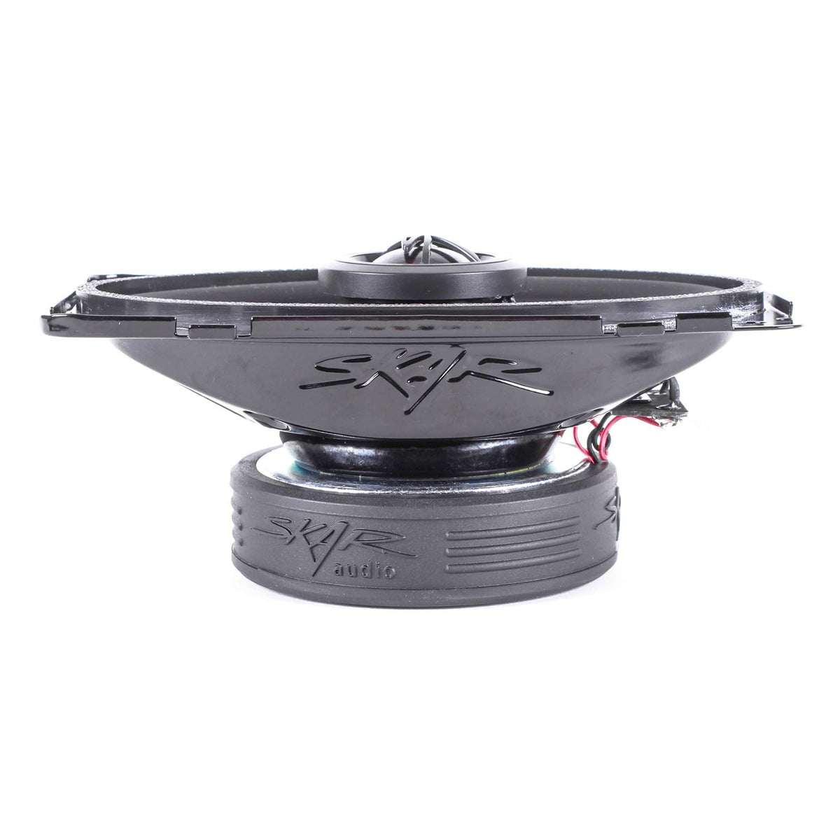 Skar Audio TX46 side profile showing basket and magnet for durable fit