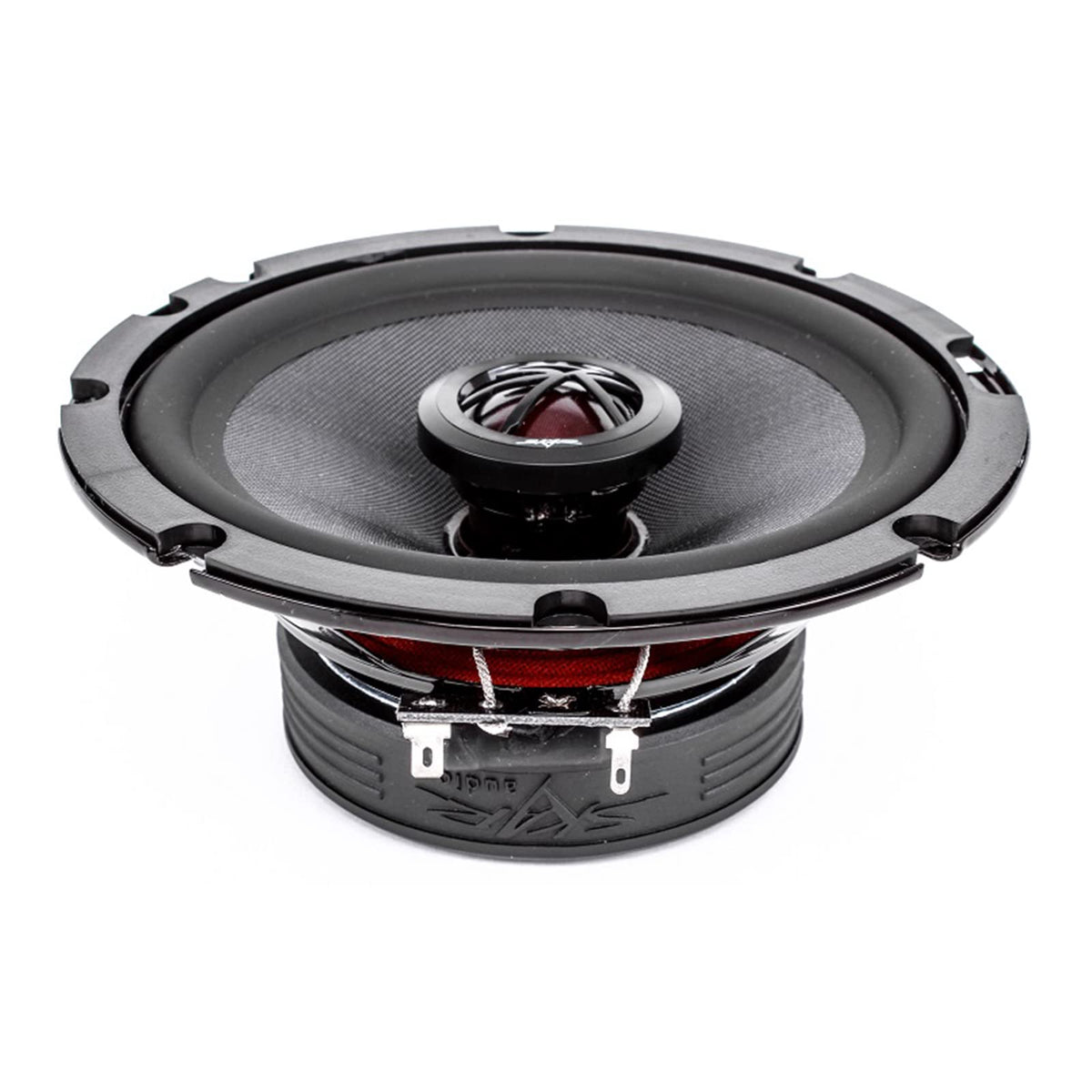 Skar Audio TX65 copper voice coil close-up showing durable construction.