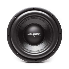 Skar Audio VD-10 D2 side view showing shallow mounting depth for easy installation.