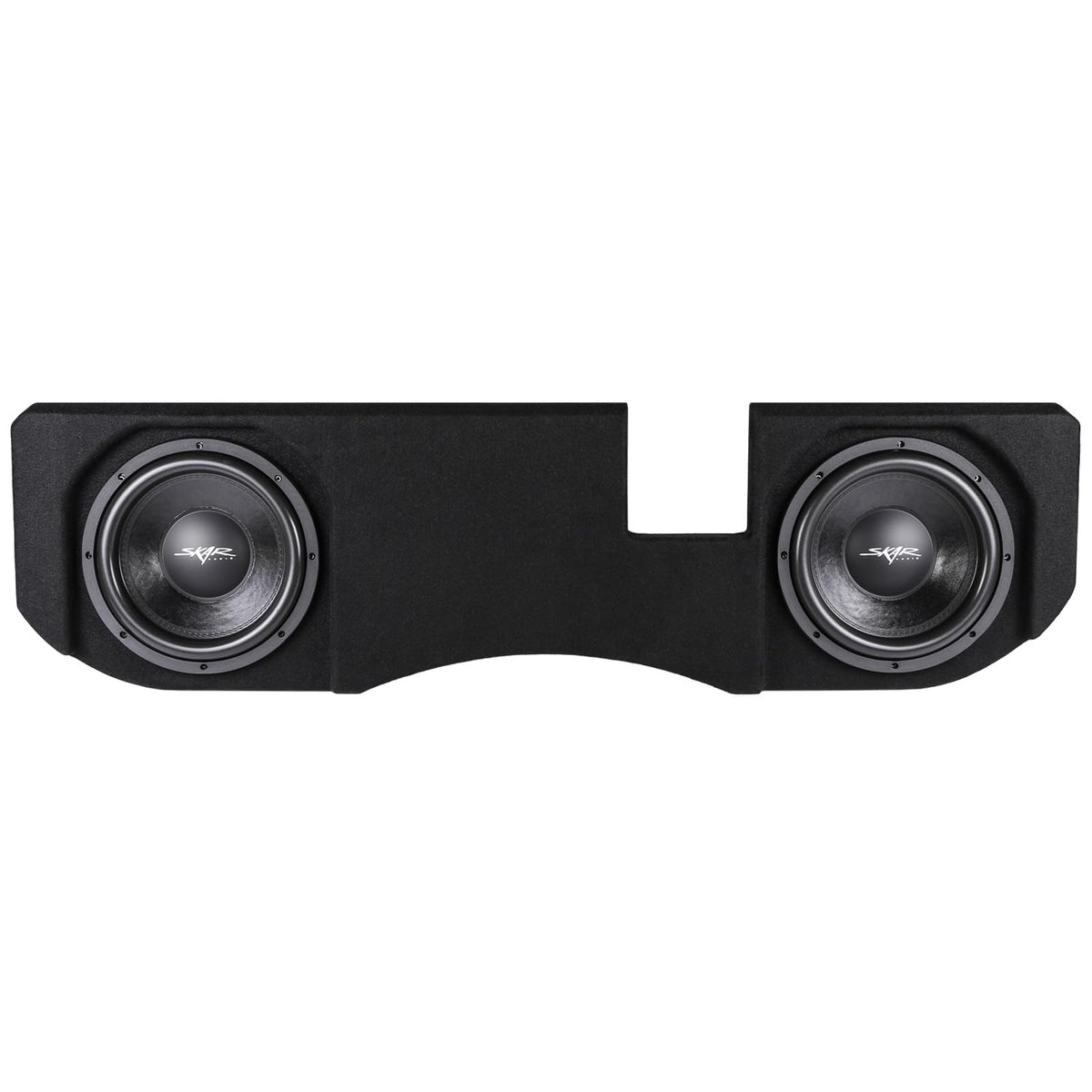 Skar Audio VD-12 D4 12-inch subs close-up showing high-powered performance.
