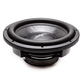 Skar Audio VD-12 D4 subwoofer front view with compact footprint for tight spaces