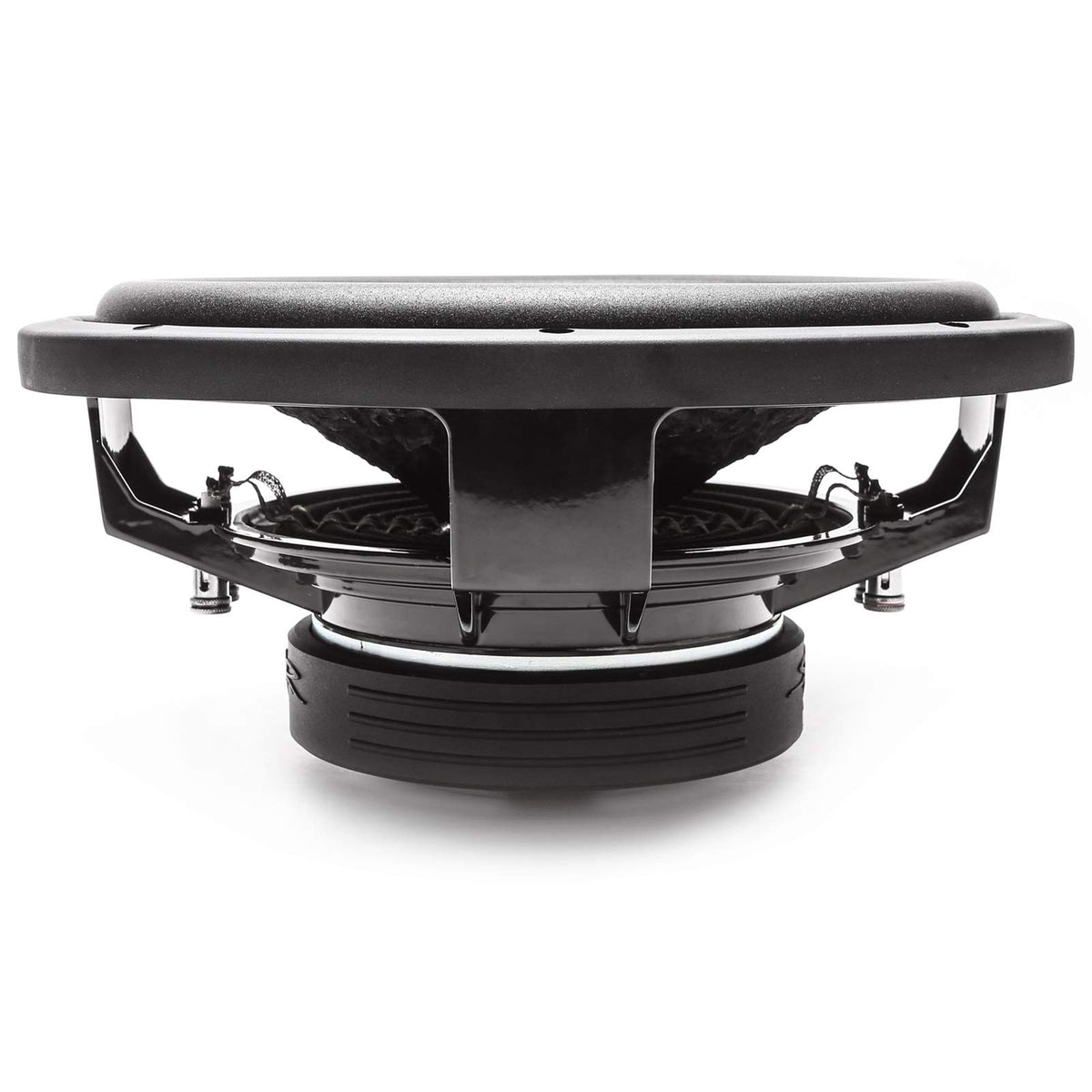 Skar Audio VD-12 D4 mount depth illustration showing shallow 4.92 inch design for tight installs