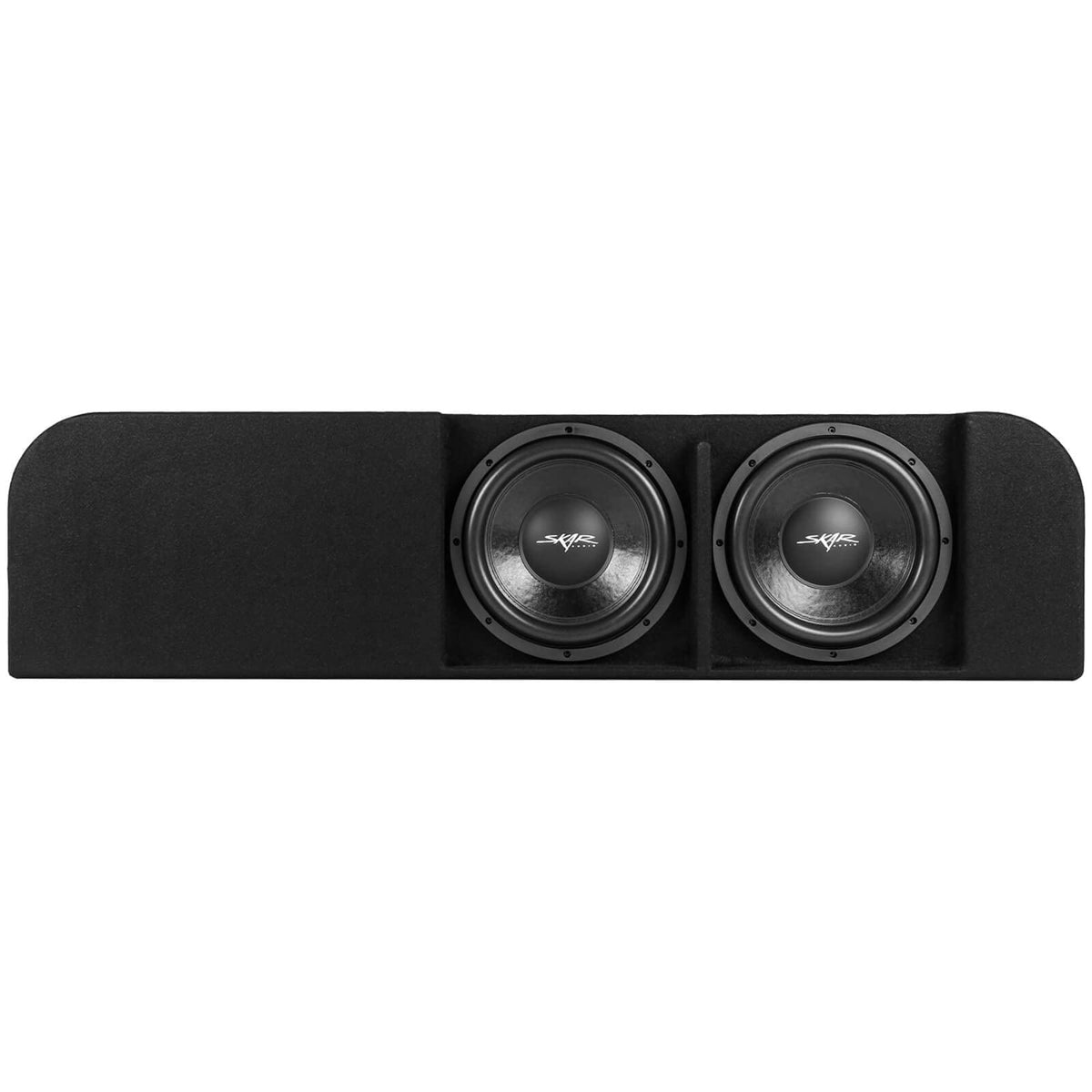Skar Audio VD-12 D4 dual 12-inch subs inside enclosure enhance deep bass