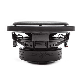 Skar Audio VD-8 D4 cone detail showing pressed paper cone with premium foam surround for durability.