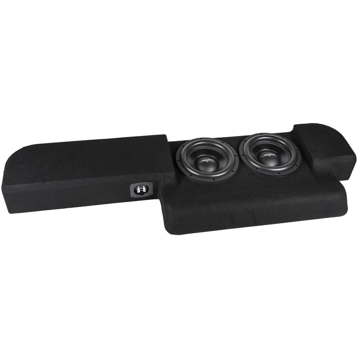 Skar Audio VD Series 10-inch dual subs prewired to 1-ohm impedance for simple installation.