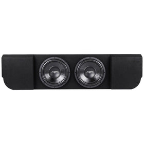 Skar Audio VD12 dual 12-inch subs installed for boosted truck low-end.