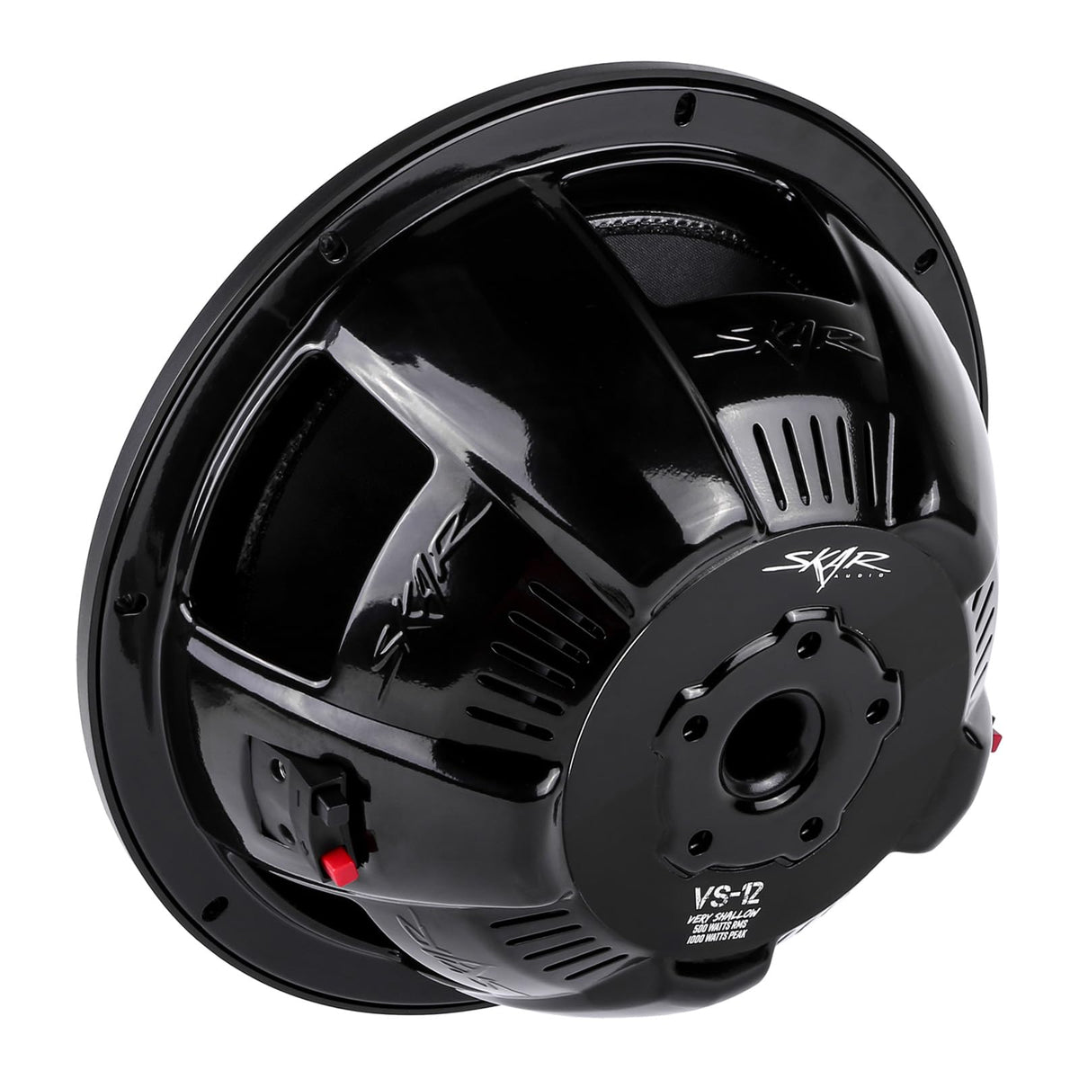 Skar Audio VS-12 D4 cone and surround detail for durable, responsive bass.
