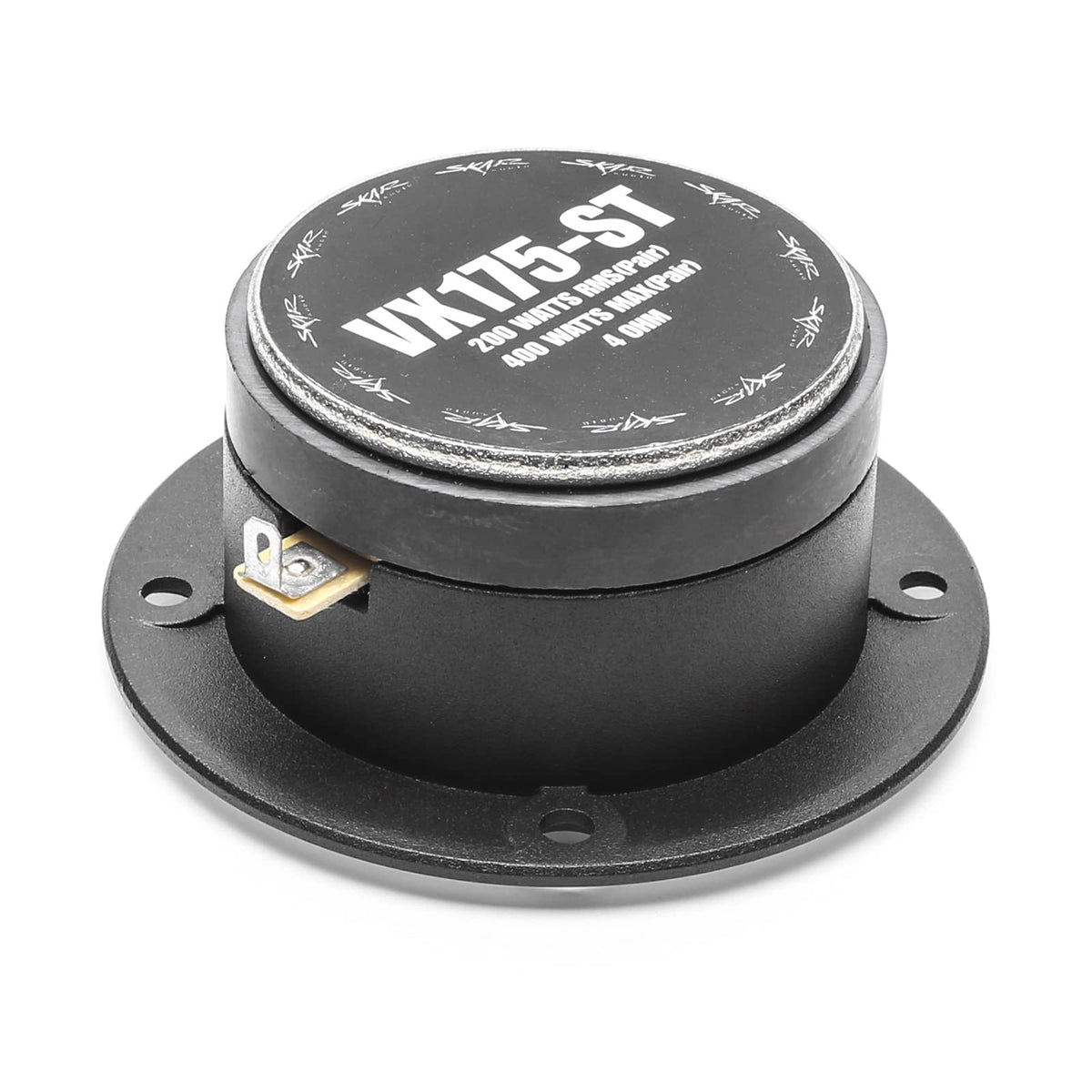 Skar Audio VX175-ST pair with user manual and accessories, ready for easy installation