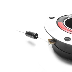 Skar Audio VX175-ST shown next to a ruler to indicate compact 1.75-inch size for tight spaces