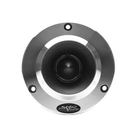 Skar Audio close-up of aluminum bullet detail highlighting durable construction and focused high frequencies
