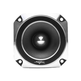 Skar Audio titanium bullet close-up highlighting bright detail