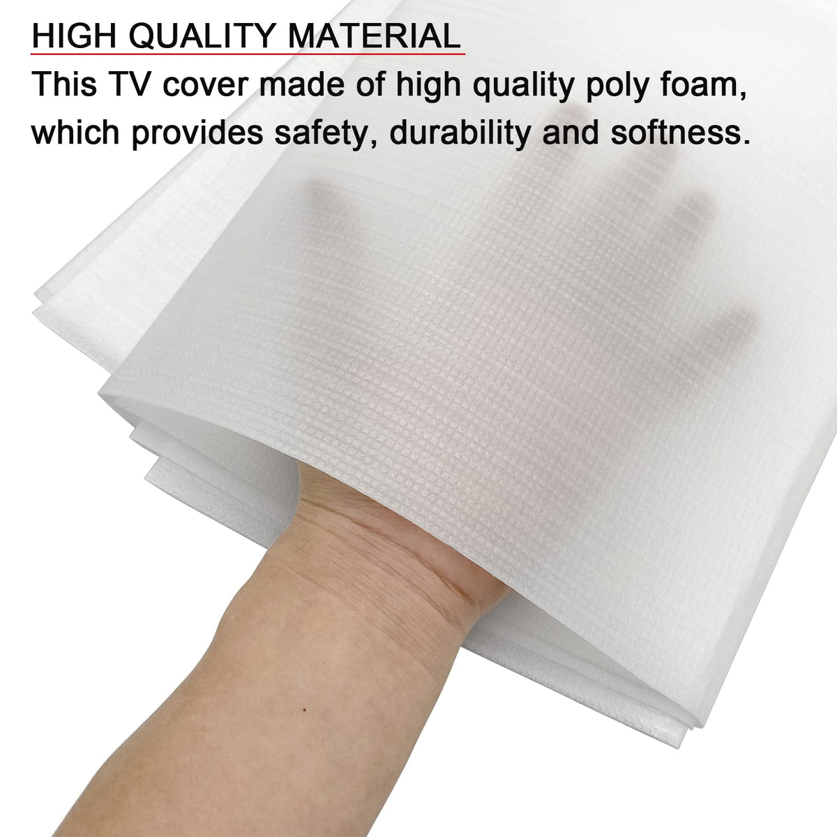 TV protection for moving and storage with SKARUMMER cover.