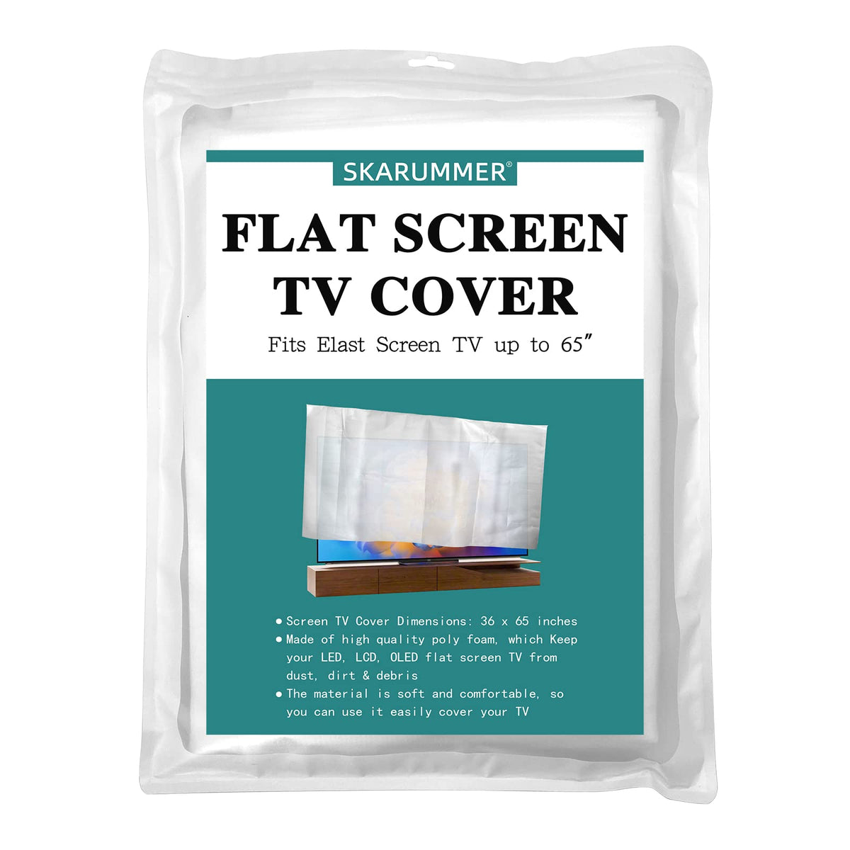 SKARUMMER foam cover front view showing full-screen protection benefit