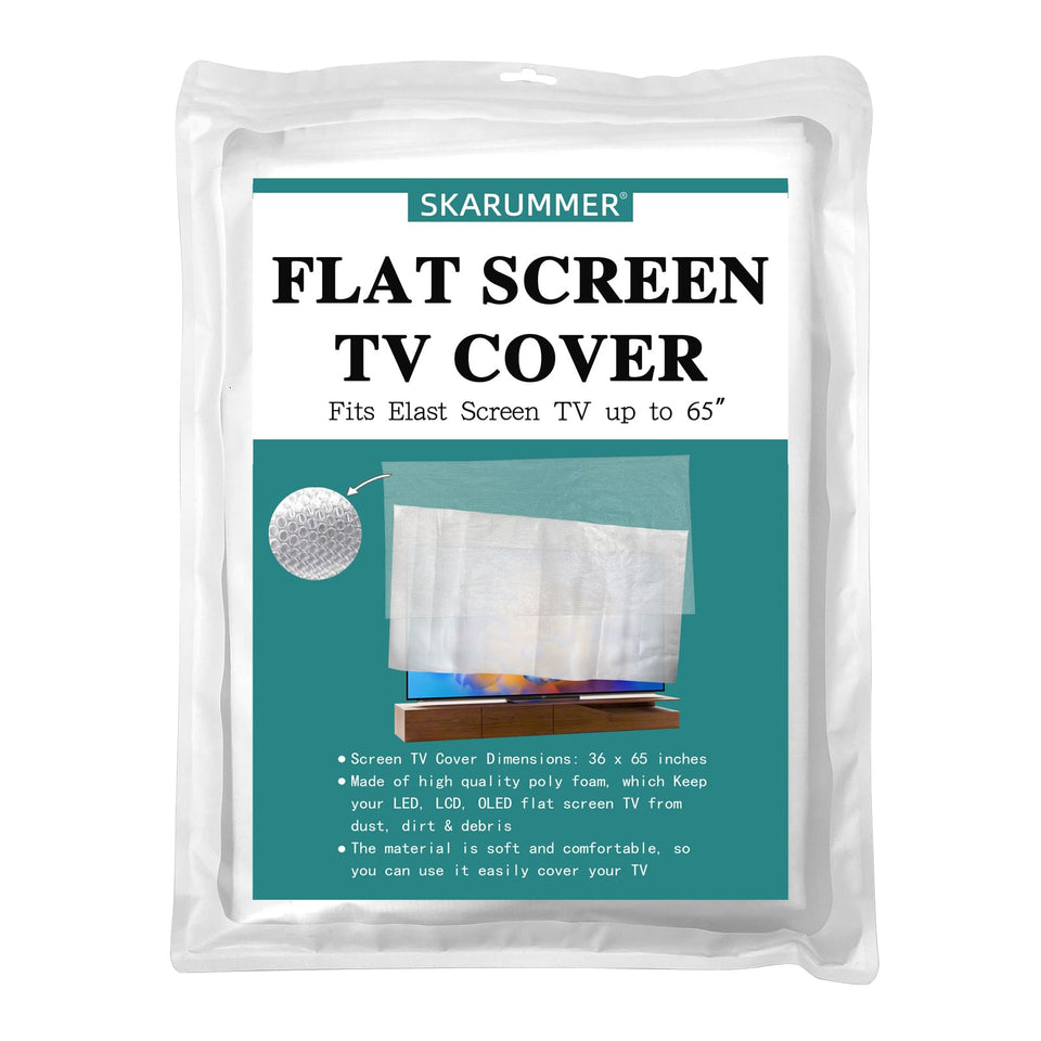 SKARUMMER foam flat screen cover used during moving for safe transport.