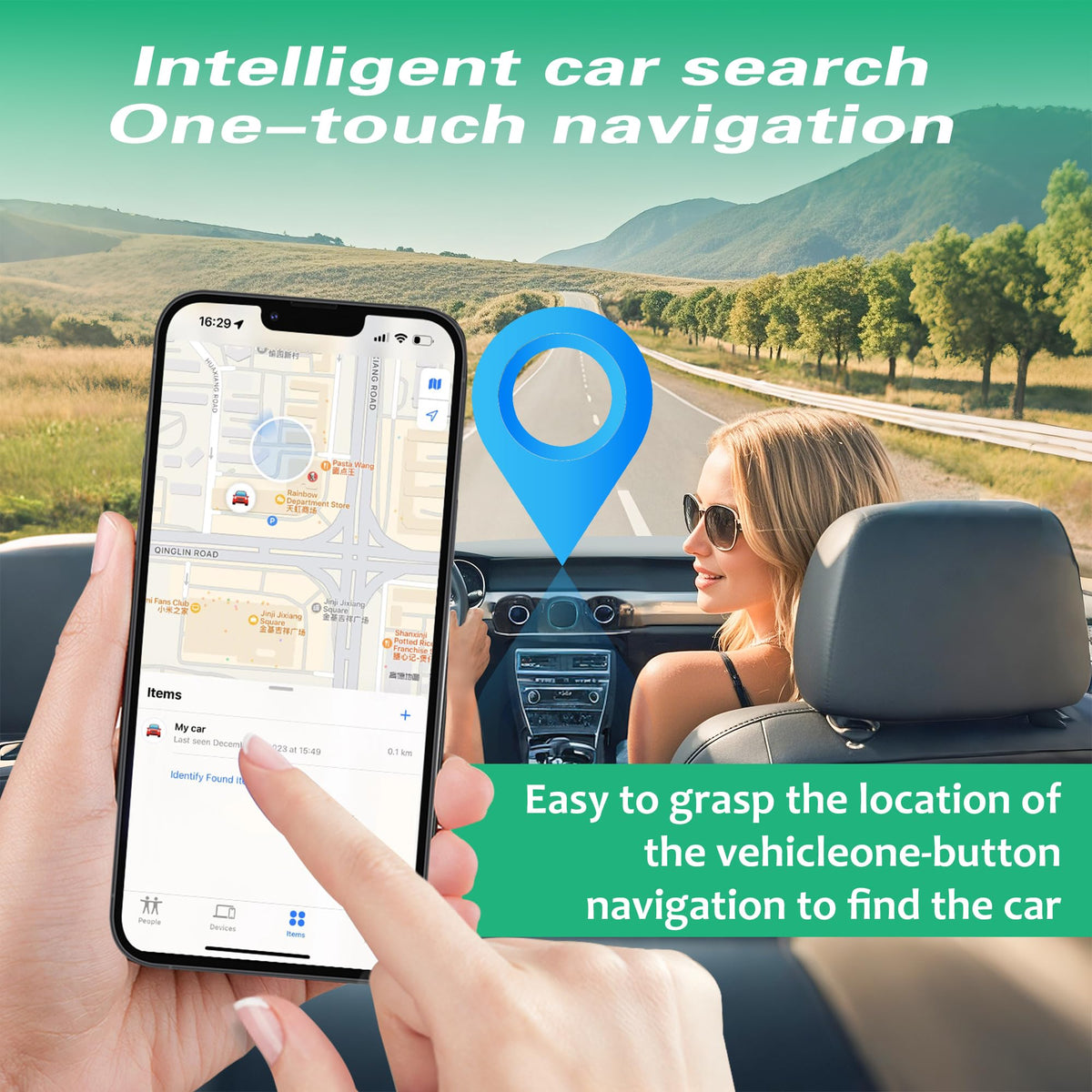 Skbenqk GPS tracker waterproof design resists rain and harsh conditions.