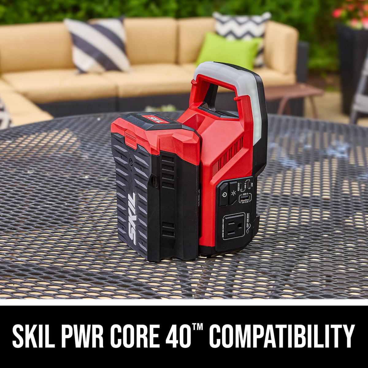 Skil PWR CORE 40 inverter compatible with all 40V SKIL batteries