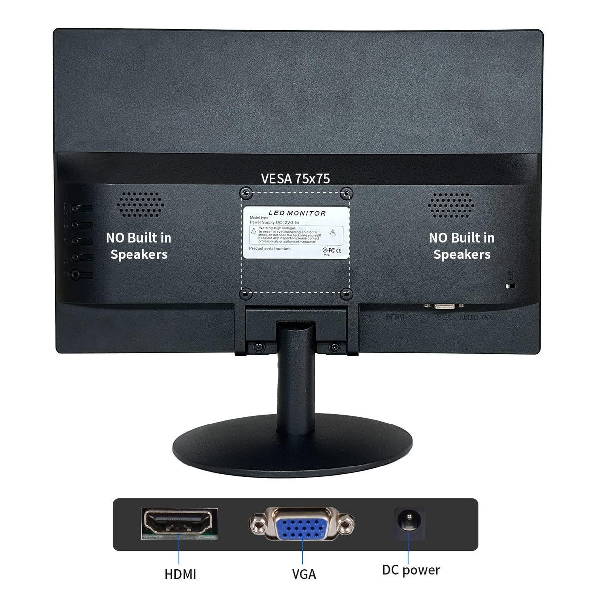 SKitphrati monitor tilted from -15 to 10 degrees for ergonomic viewing.