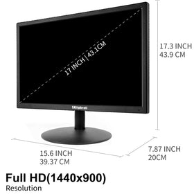 SKitphrati 17-inch monitor in an office workspace for multitasking
