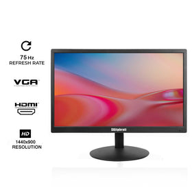 SKitphrati 17-inch monitor tilt feature enables adjustable viewing angles for comfort