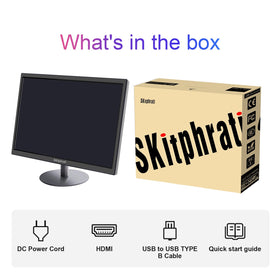 SKitphrati brightness 250cd/m2 delivers clear visuals even in bright rooms.
