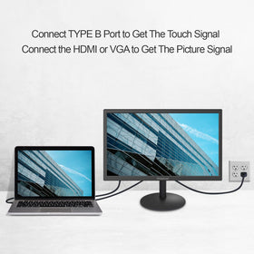 SKitphrati monitor mounted on wall with VESA for space-saving setups.
