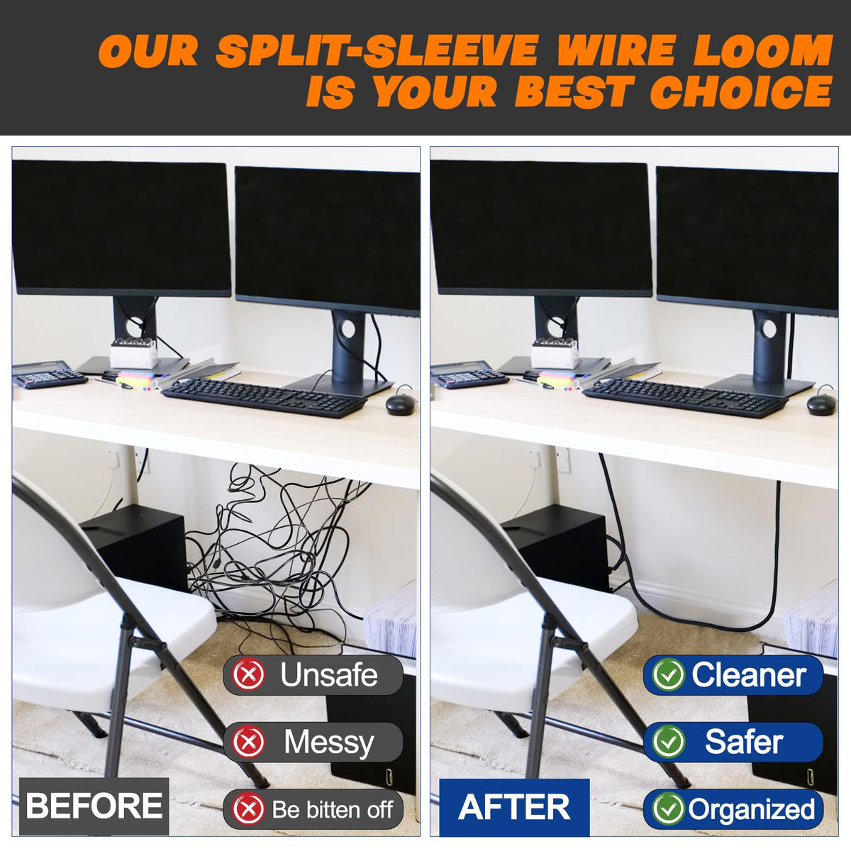 SKNONO high-temp cable management sleeve aids heat dissipation and protection
