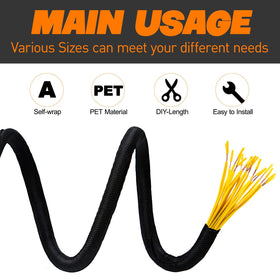SKNONO pet-friendly wire sleeve protects cords in homes with pets