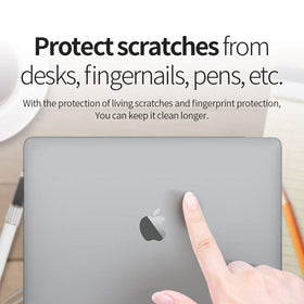 Skoko skin for MacBook Air 13 palm rest keeps grip while preserving texture.