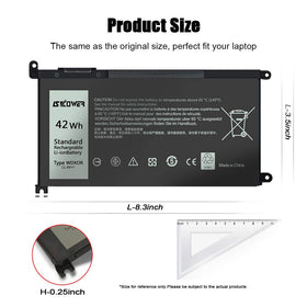 SKOWER WDX0R 42Wh battery packaging ready for Dell replacement.