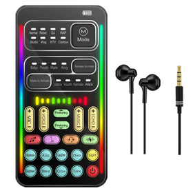 sktome i9 front panel showing buttons and cool lights for easy control