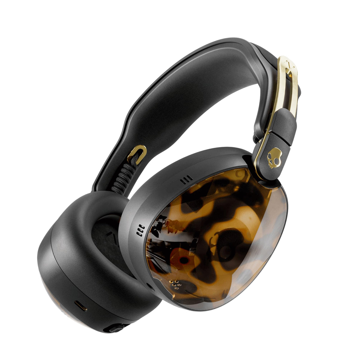 Skullcandy Aviator 900 ANC front view, premium retro design and comfort.