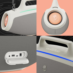 Skullcandy Barrel bass boost mode emphasizes the kick in crowded spaces.