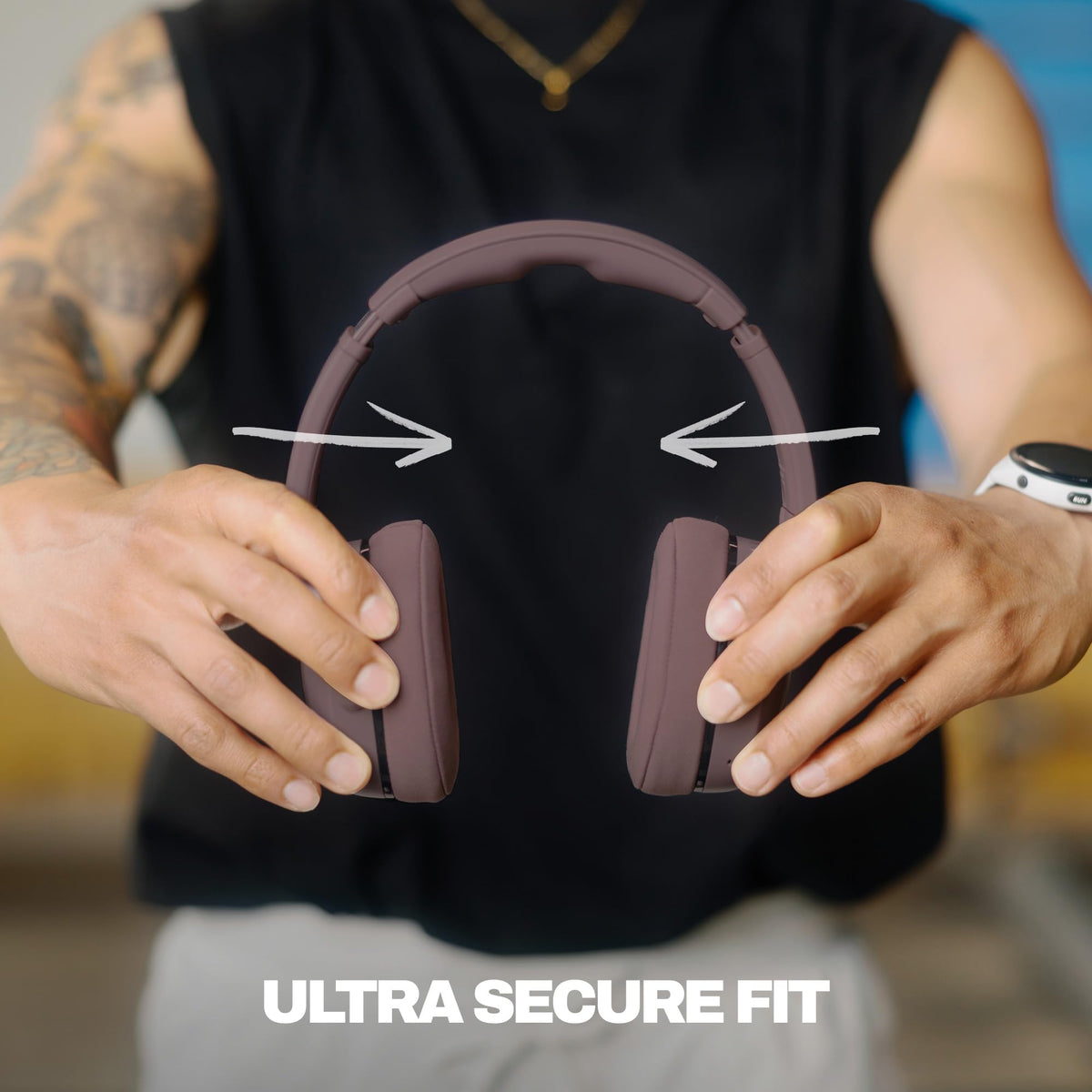 Skullcandy Crusher 540 Active breathable ear cushions help stay cool while training