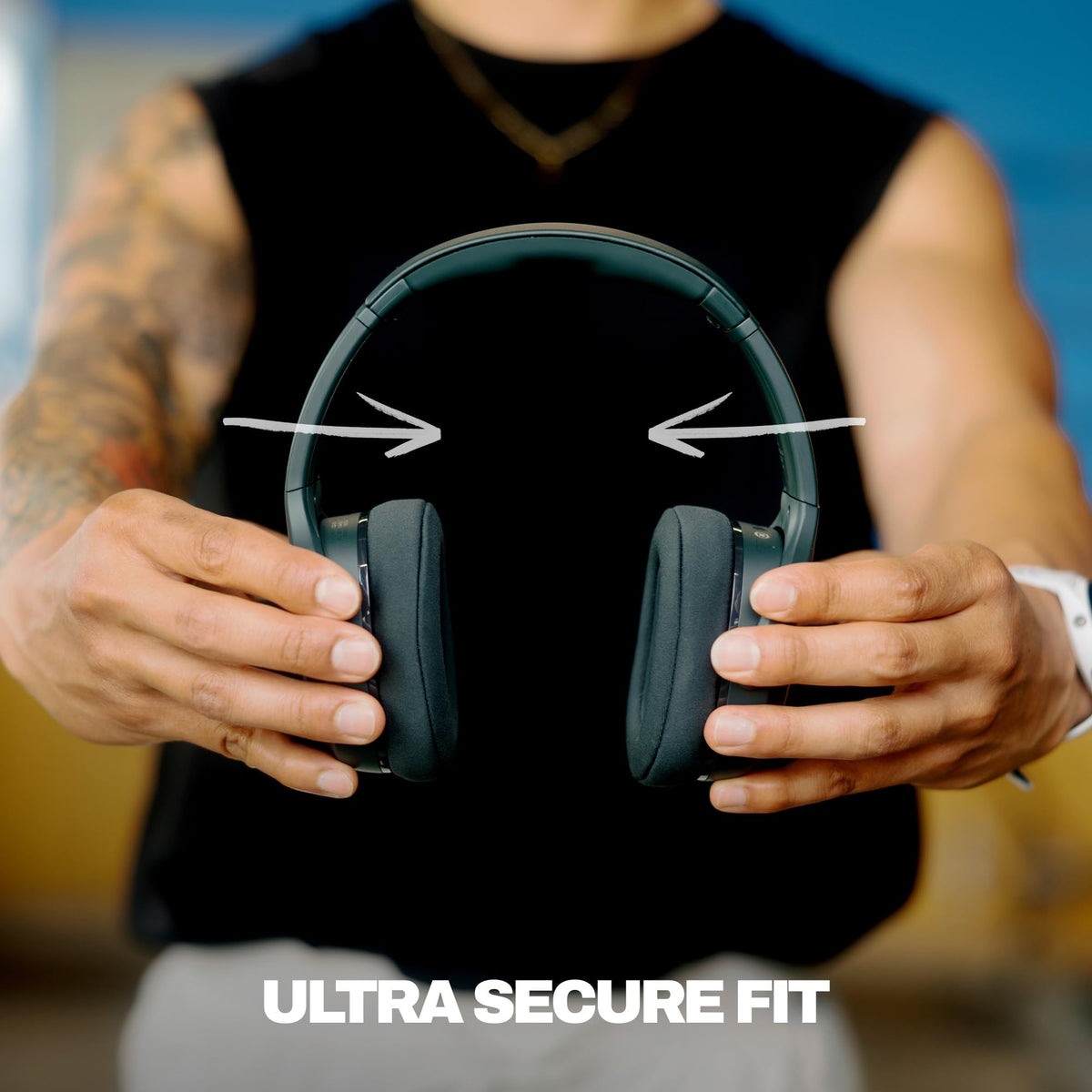 Skullcandy Crusher 540 Active breathable ear cushions keep ears cool.