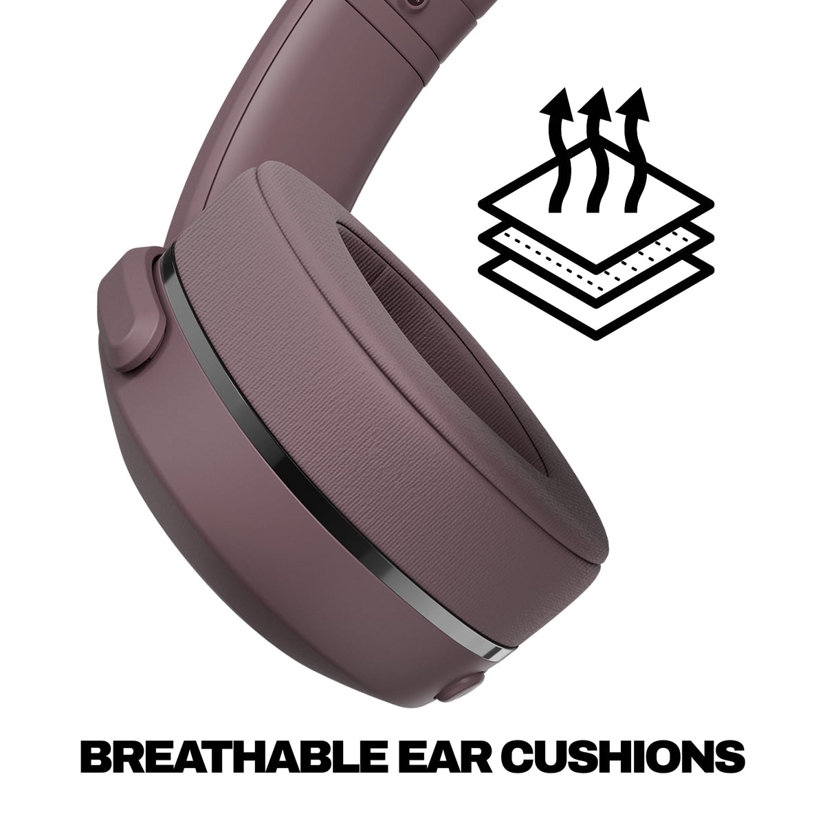 Skullcandy Crusher 540 Active over-ear fit shows secure comfort during intense workouts