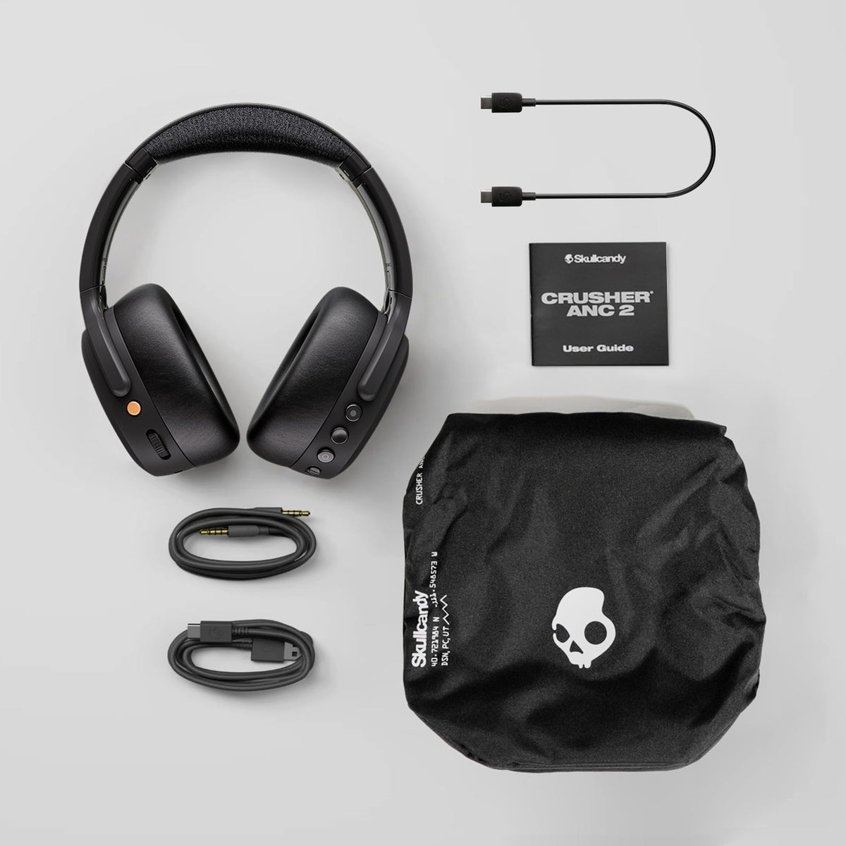 Skullcandy Crusher ANC 2 microphone array for adaptive noise cancelling