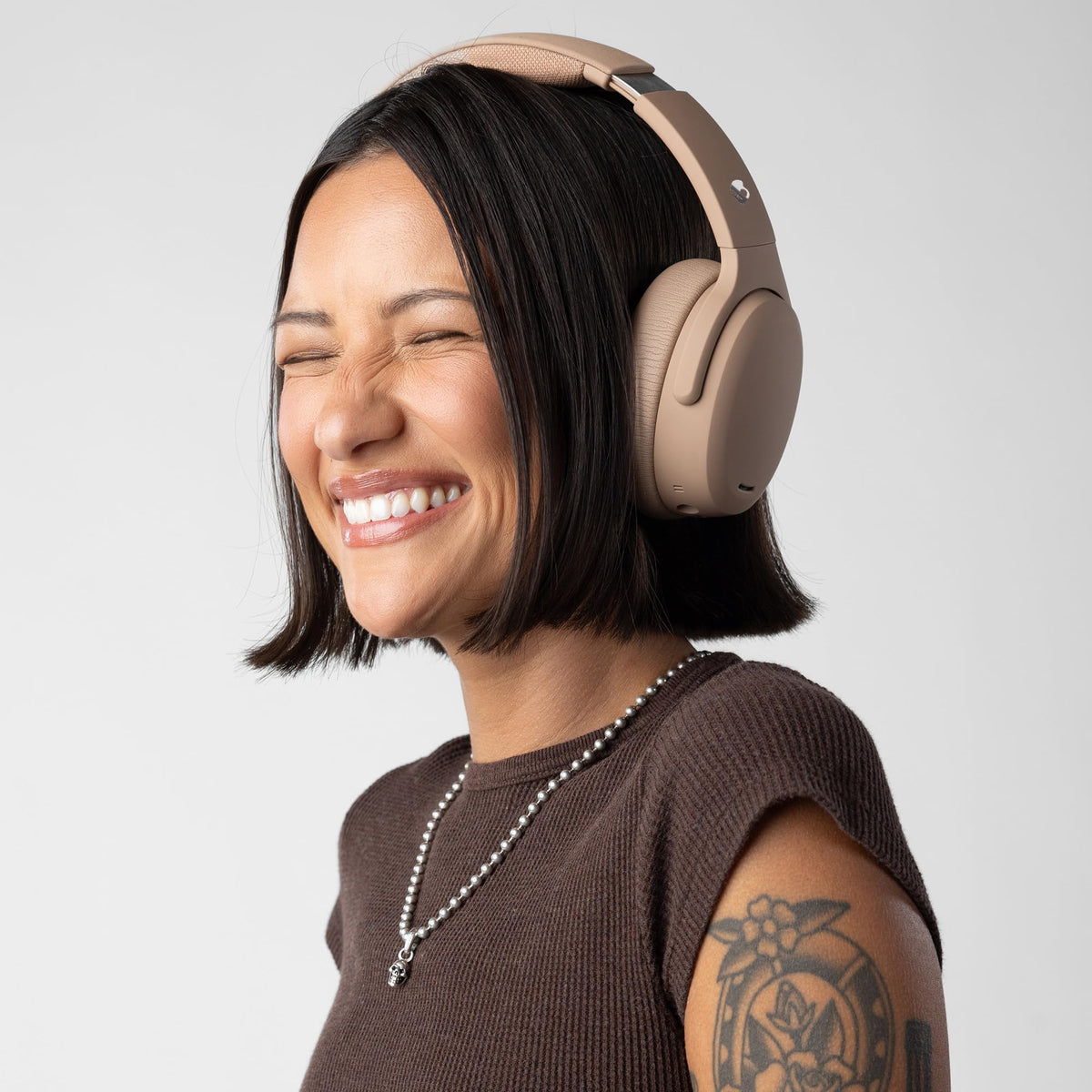 Skullcandy Crusher ANC 2 branding and sleek profile for on-the-go listening.