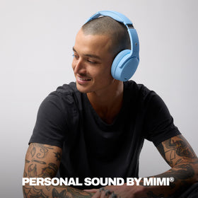 Skullcandy Crusher ANC 2 headphones side view showing comfort and blue finish