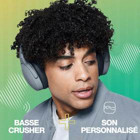 Skullcandy Crusher Evo app with Personal Sound calibration for tailored listening.