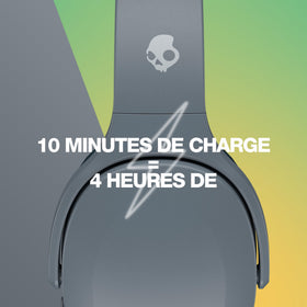 Skullcandy Crusher Evo battery life up to 40 hours for all-day listening.