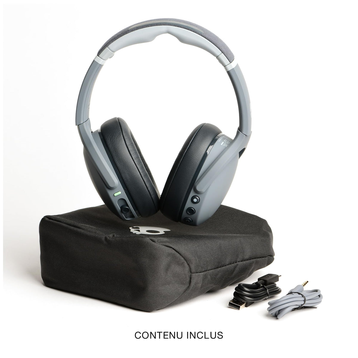 Skullcandy Crusher Evo includes extra USB-C charging cable for on-the-go charging.