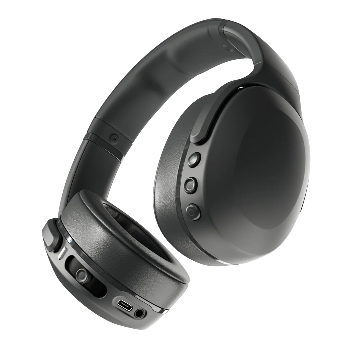 Skullcandy Crusher Evo headphones front view with bass-ready design for daily listening.