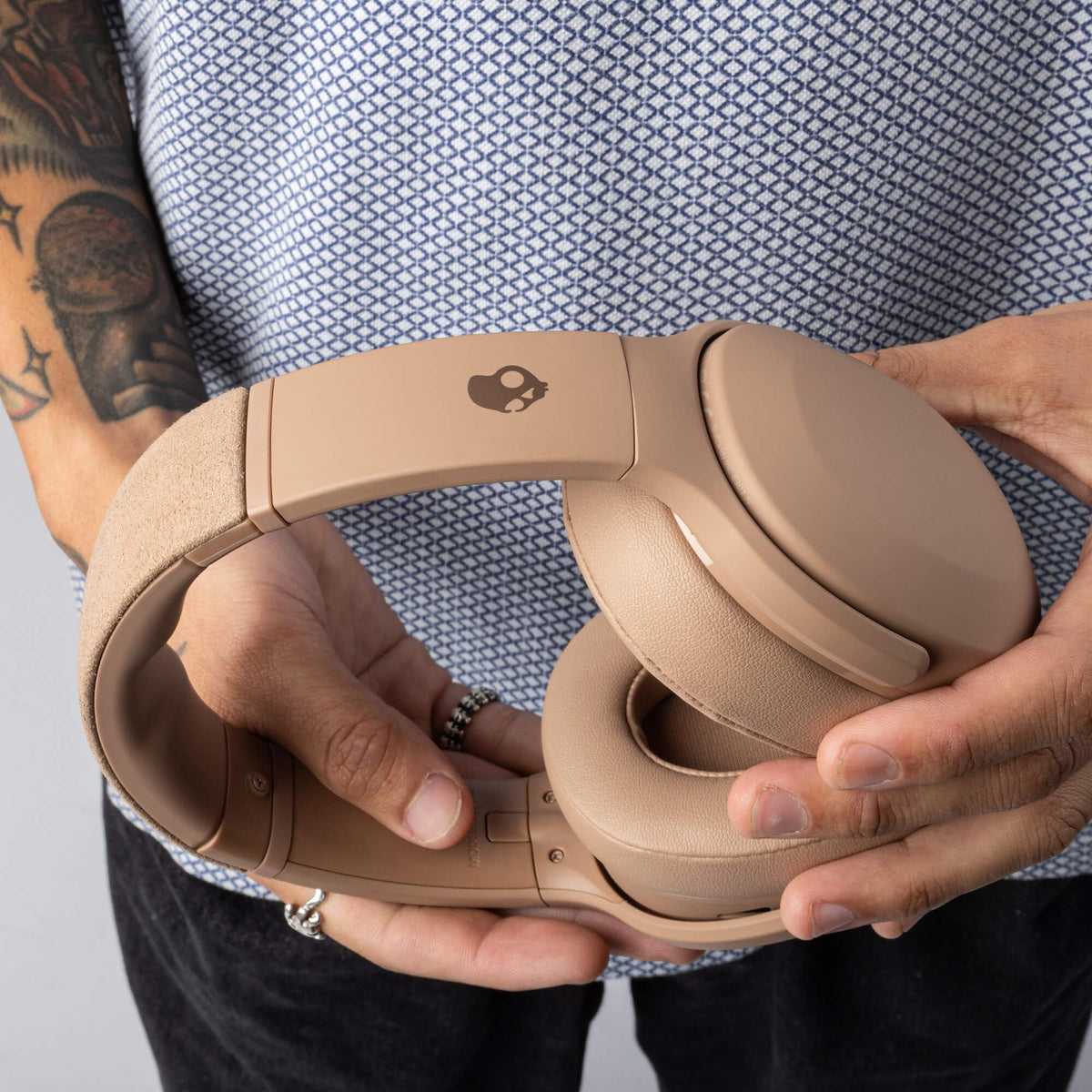 Skullcandy Crusher Evo on-ear design for comfortable listening.