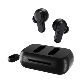 Skullcandy Dime 2 earbuds in case offer portable charging for travel.
