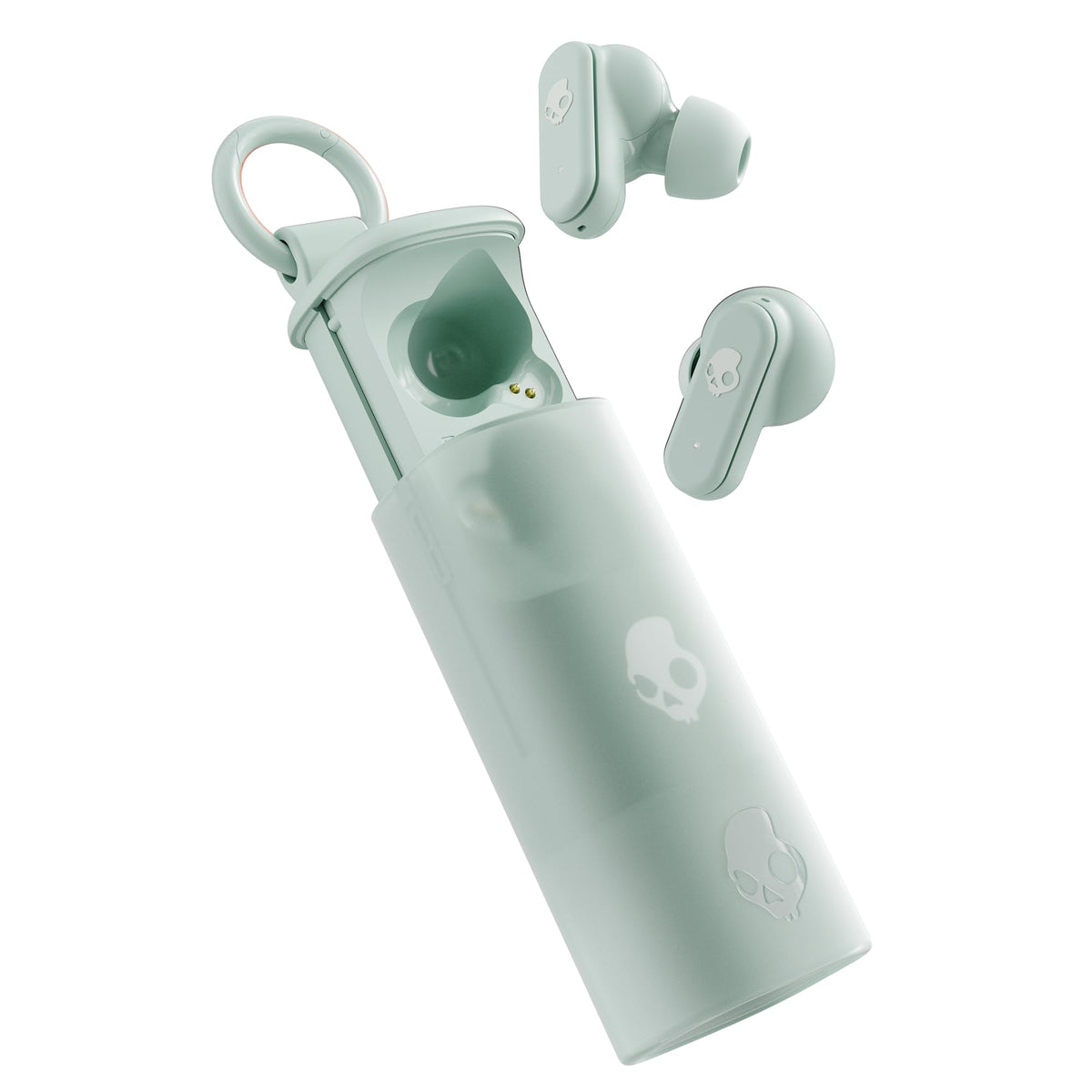 Skullcandy Dime Evo front packaging showing product and color, conveys convenience