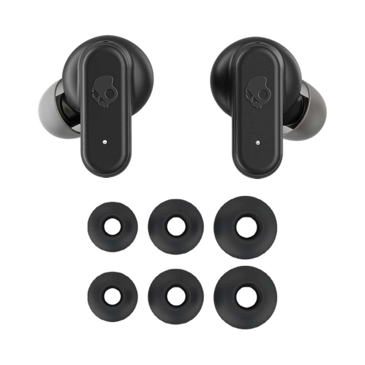 Skullcandy Dime Evo next to keys showing compact scale for easy portability