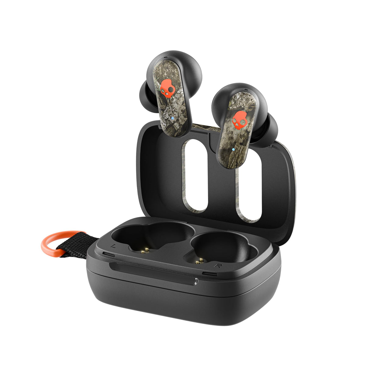 Skullcandy Dime 3 front view showing compact case and portability benefits
